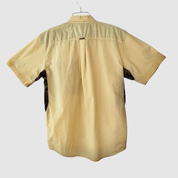 Mossy Oak Men’s Shirt Yellow Camo Mesh Side SZ L - Picture 2 of 15